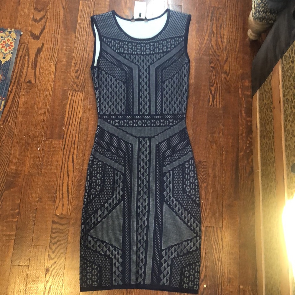 BCBG blue cocktail dress or business wear, you decide.